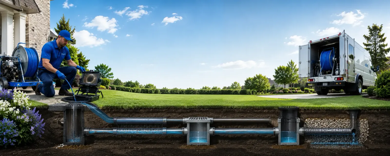 Outdoor drain cleaning information for Carrollton, MS